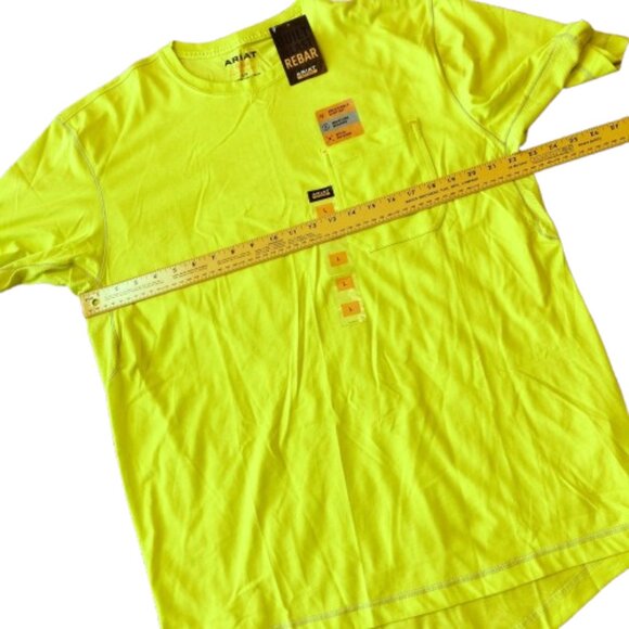 ARIAT Rebar Workman Logo T-Shirts Lot of 2 Men's Large L Sulphur Spring NWT - Picture 6 of 7